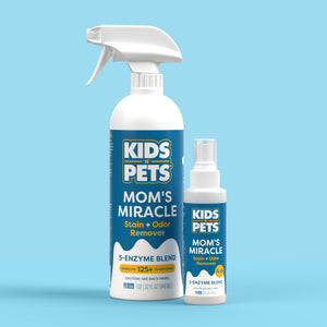 Mom's Miracle Stain + Odor Remover Bundle, 32oz + 4oz